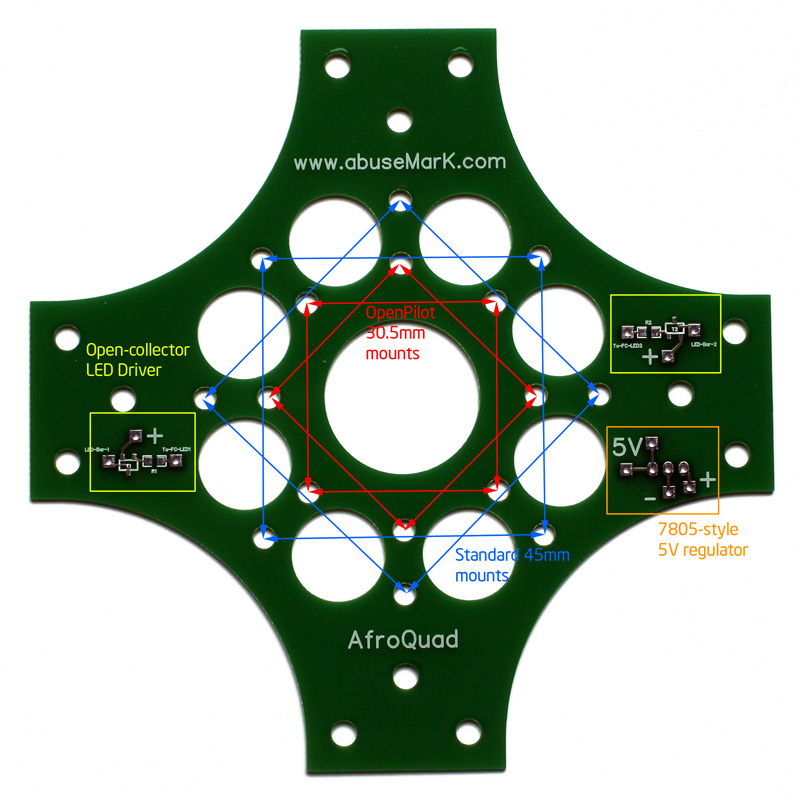 120mm Quadrotor Centerplate [Set of 2]